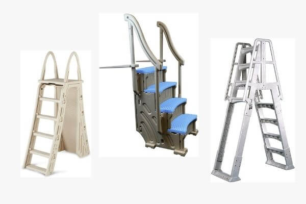 above ground pool ladder for heavy person