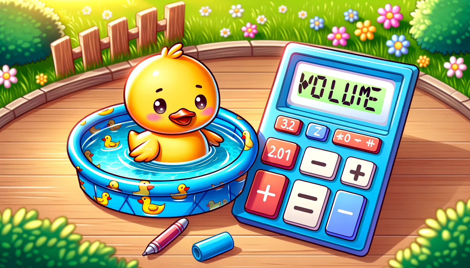 kiddie pool volume calculator